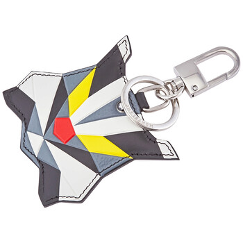 MONT BLANC レザー キーホルダー Montblanc Diamond Shaped Leather Keychain 130932