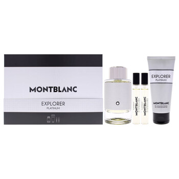 Montblanc Men's Explorer Platinum Gift Set Fragrances
