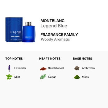 Men's Legend Blue EDP 0.15 oz Fragrances 3386460144308