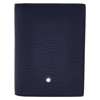 Montblanc Blue Leather Meisterstuck Pocket Holder 8CC 129687