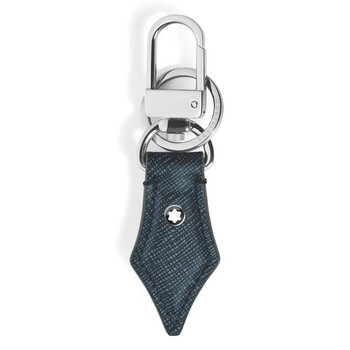 キーホルダー Montblanc Montblanc Nib Key Holder in Black Meisterstück Leather 220436