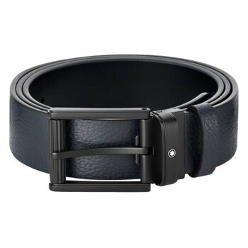 Montblanc Black Saffiano Leather Belt 114421 4017941782656
