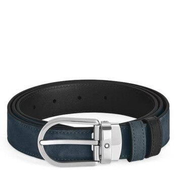 Reversible Leather Horseshoe Belt