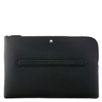 MONTBLANC ブラック ケース NEW! Montblanc Black Leather Eyeglasses Sunglasses Case - Booklet+