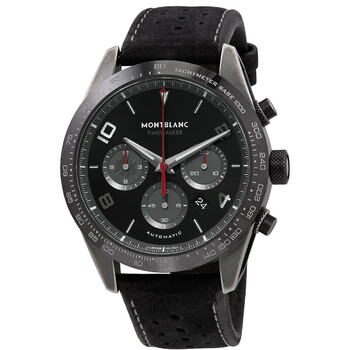 Yu.me Montblanc Timewalker Chronograph Automatic Black Dial Men's Watch