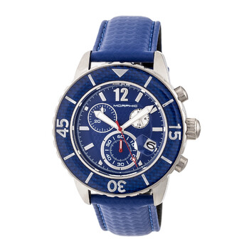 Morphic M51 Series Chronograph Black Dial Men display picture 3