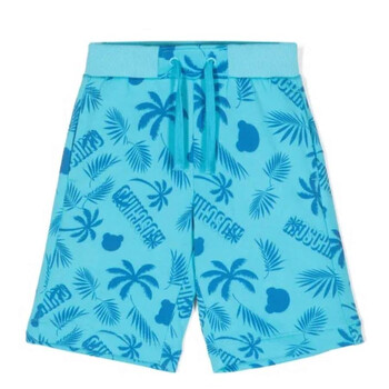 Boys Palm Tree Logo Cotton Shorts HUQ021-LCB51-85838