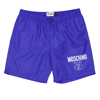 Boys Smiley Logo-Print Swim Shorts HML01C-LKA02-40640