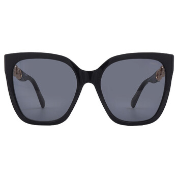 Moschino 長方形フレムサンクラス MOS047S C9AIR Moschino MOS047/S Black, White Prescription Sunglasses - 50