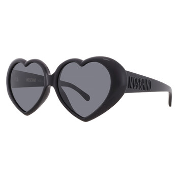 Grey Irregular Ladies Sunglasses MOS128/S 0807/IR 56