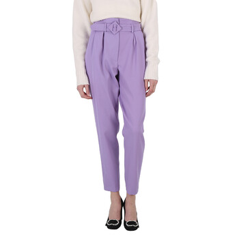 Ladies Violet Straight Leg Trousers A0316-5517-0247