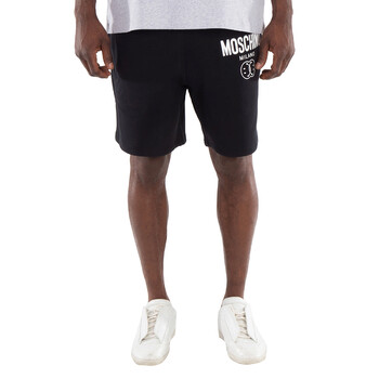 Alexander Mcqueen Men's Logo-Print Cotton Shorts, Size Small