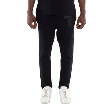 Moschino Men's Black Moschino Underwear Logo Track Pants