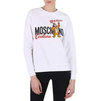パーカー・フーディ Moschino FW22 SWEATSHIRT WITH LOGO PRINT (17087030_1486) MOSCHINO Couture Printed Logo Hoodie, Black – OZNICO