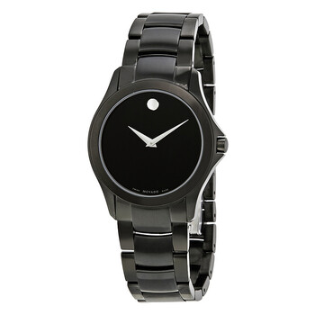 Black Ion-plated Stainless Steel Museum Men's Watch 0606486