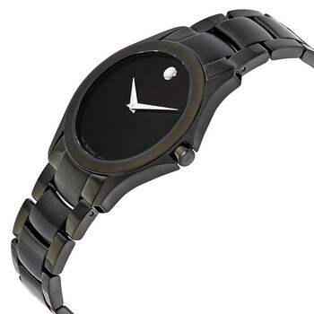 Black Ion-plated Stainless Steel Museum Men's Watch 0606486