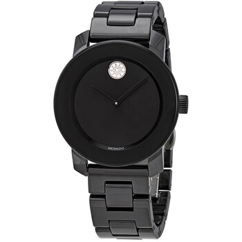 Bold Black Dial Black Ceramic Ladies Watch 3600535 Bold Black Dial Black Ceramic Ladies Watch 3600535