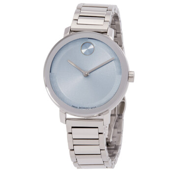 Movado BOLD Evolution 2.0 Quartz Silver Dial Ladies Watch 3601105 ...