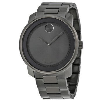 Movado Bold Large Black Dial Black TR90 Composite Men's Watch