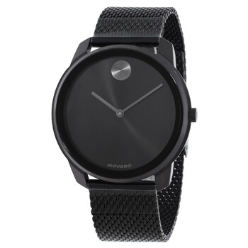Movado Bold 42 mm Black Dial TR90 Polyurethane Men's Watch 3600099