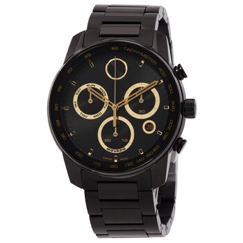 Movado Bold Verso Chronograph Quartz Black Dial Ladies Watch  display picture 3