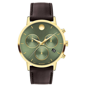 Museum Classic Chronograph Quartz Green Dial Men's Watch 607890