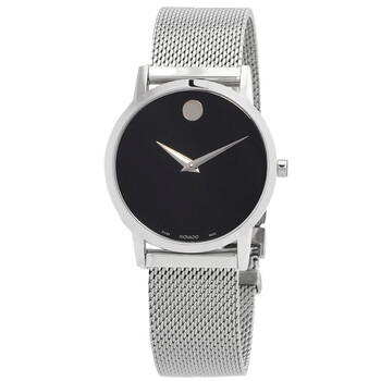 Museum Classic Quartz Black Dial Ladies Watch 0607646