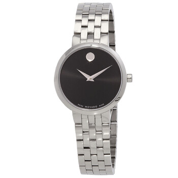 Museum Classic Quartz Black Dial Ladies Watch 0607813