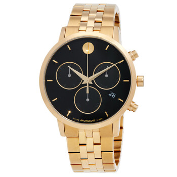 趣味・スポーツ・実用 MOVADO HISTORY Movado Museum Sport Chronograph Quartz Black Dial Men's Watch