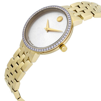 Museum Quartz Diamond White Dial Ladies Watch 0608068
