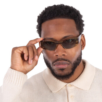 ALOHA DOC S Island Green Oval Men's Sunglasses ML2035 MACA-ATG/ISLAGRN 52