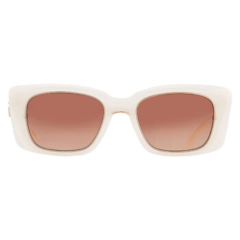 CARMAN S Mauve Gradient Rectangular Unisex Sunglasses ML2024 POR-M12KG/MVG 51