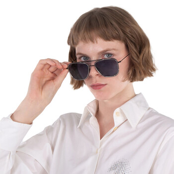 NOVARRO S Blue Navigator Sunglasses ML4024 GM-CW/BLU 55