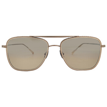 Mr. Leight ROKU II S Smokey Pilot Titanium Sunglasses ML4015 BBZ