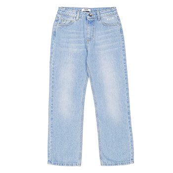 Boys Embroidered Logo Mid-Rise Denim Jeans, Size 10 MSJBDP230-126
