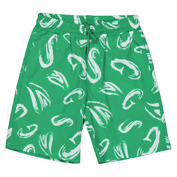 Kids Grafitti Print Bermuda Shorts MSJBBE245-080