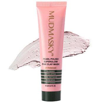 Pearl Polish Superglow Pink Clay Mask 2 oz Skin Care 8719327297087