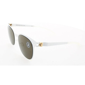 Grey Oval Unisex Sunglasses DECADES-LIANNE 184 50