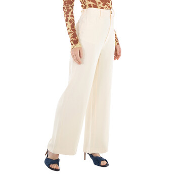 Ladies Josine Boucle Crepe Baggy Pants