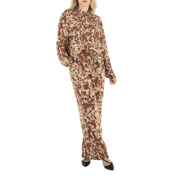 Tie Dye Polyka Relaxed-Leg Pants