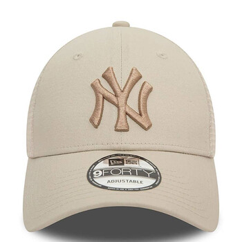Gorra trucker beige A Frame Repreve License Plate de Miami de New Era