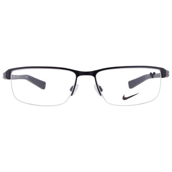 Demo Rectangular Men's Eyeglasses NIKE 8098N 010 56 Demo Rectangular Men's Eyeglasses NIKE 8098N 010 56