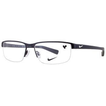 Demo Rectangular Men's Eyeglasses NIKE 8098N 010 56 Demo Rectangular Men's Eyeglasses NIKE 8098N 010 56