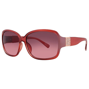 38651LSL653 Pink Square Ladies Sunglasses 10270081.LTS PNK
