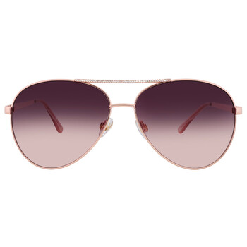 39361RNJ653 Brown Pilot Ladies Sunglasses 10270089.LTS RSGLD