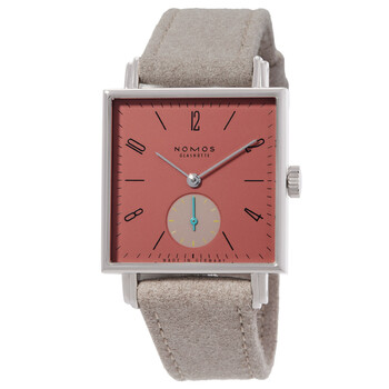 Tetra Terra Hand Wind Terracotta Red Dial Watch 438