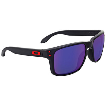 Holbrook Positive Red Iridium Square Men's Sunglasses OO9102 910236 57