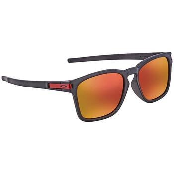 Oakley Latch Squared Latch Square Asia Fit Prizm Ruby Rectangular