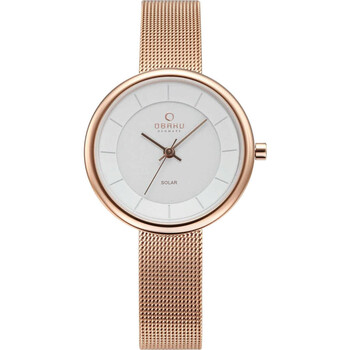 Obaku Classic Quartz Silver Dial Ladies Watch V227LXGIMC