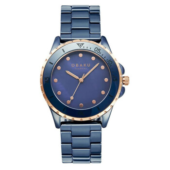 NWT Swarovski Dextera Chronograph Quartz Blue Dial Ladies Watch Swarovski Dextera Chronograph Quartz Blue Dial Ladies Watch  main image 3